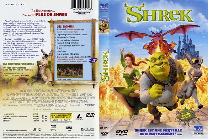 Shrek - Carátulas
