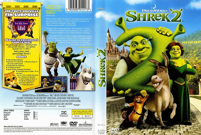 Shrek 2 - Okładki