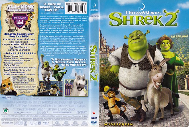 Shrek 2 - Okładki