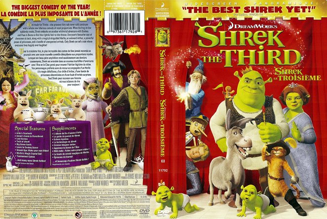 Harmadik Shrek - Borítók