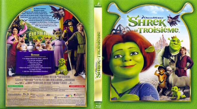 Shrek o Terceiro - Capas