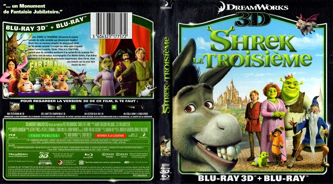 Shrek le troisième - Couvertures