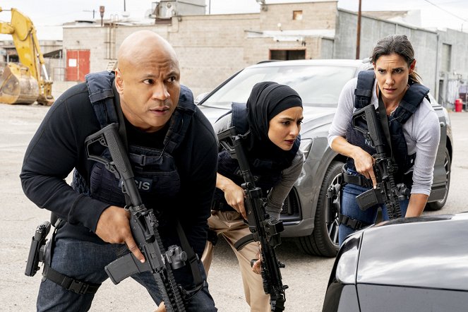 Agenci NCIS: Los Angeles - Season 13 - Subject 17 - Z filmu - LL Cool J, Medalion Rahimi, Daniela Ruah