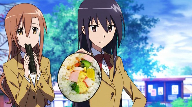 Seitokai Yakuindomo - How to Talk About Love Properly / Long Range Attack / Hair Showing / Cherry Blossom Sky - Photos