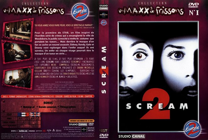 Scream 2 - Carátulas