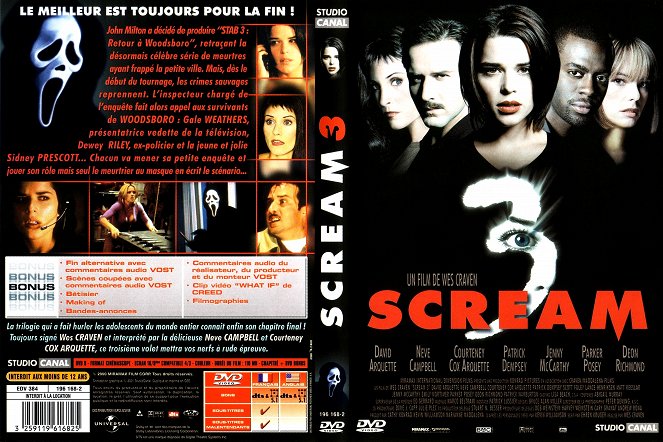Scream 3 - Couvertures