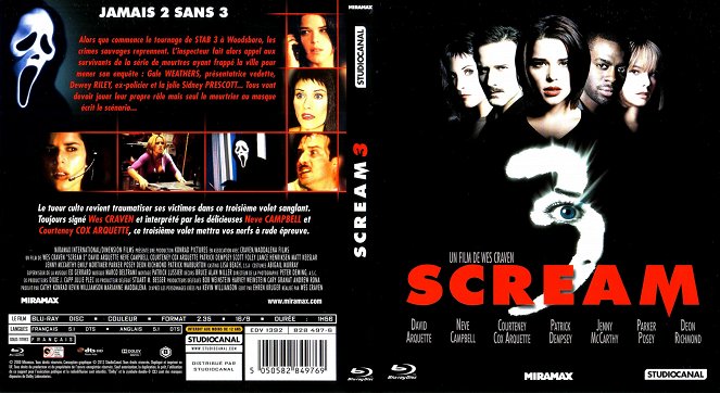 Scream 3 - Carátulas
