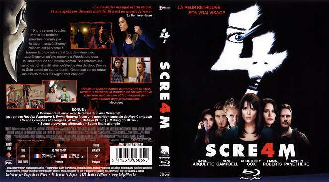 Scream 4 - Carátulas