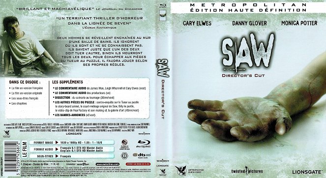Saw - Couvertures