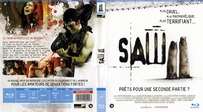 Saw II - A Experiência do Medo - Capas