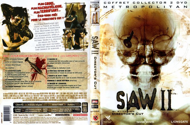 Saw II - A Experiência do Medo - Capas