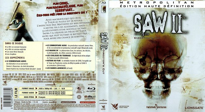 Saw II - A Experiência do Medo - Capas