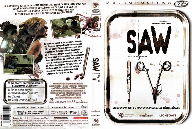 Saw 4 - A Revelação - Capas