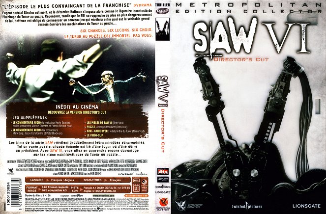 Saw 6 - Couvertures