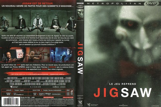 Jigsaw: O Legado de Saw - Capas