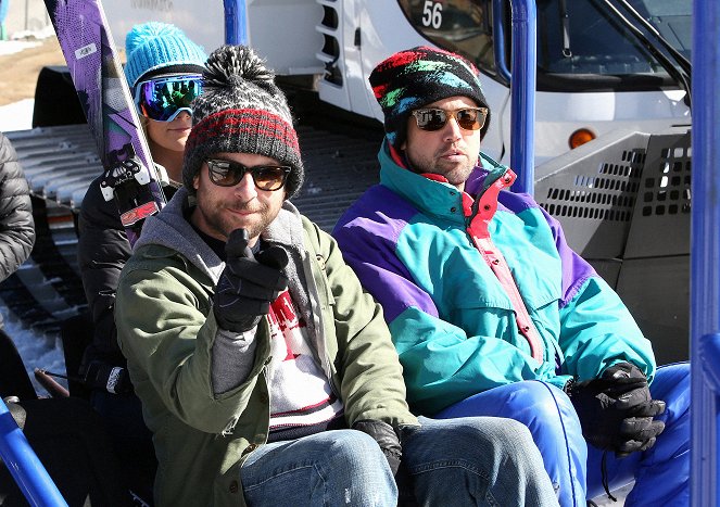 Philadelphia - La Bande fait du ski - Tournage - Charlie Day, Rob McElhenney