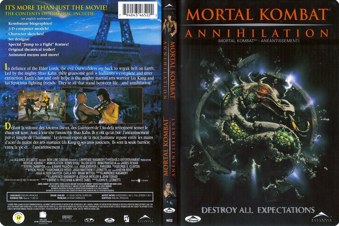 Mortal Kombat 2: Unicestwienie - Okładki