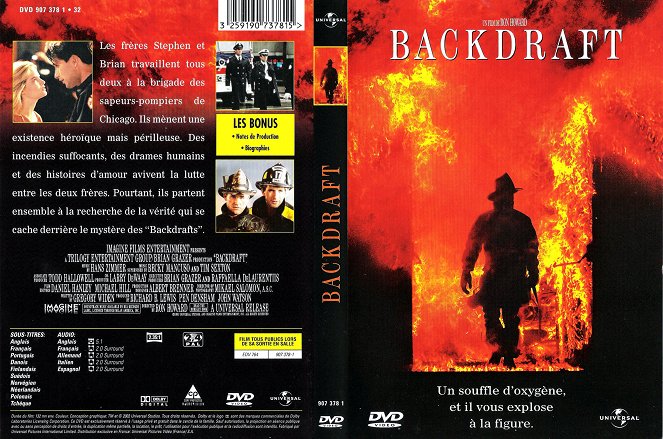 Backdraft - Couvertures