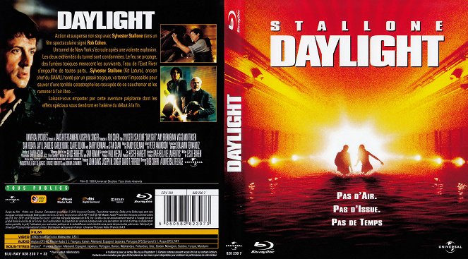 Daylight (Pánico en el túnel) - Carátulas