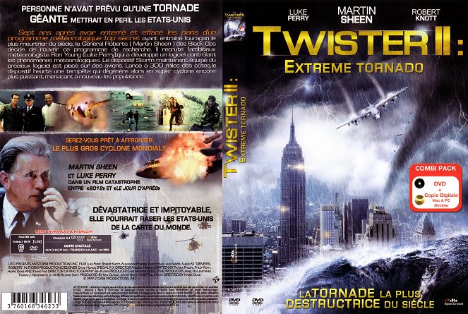 Twister II : Extreme Tornado - Couvertures