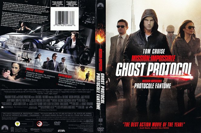 Mission : Impossible - Protocole fantôme - Couvertures