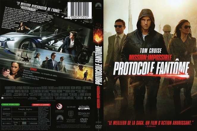 Mission : Impossible - Protocole fantôme - Couvertures