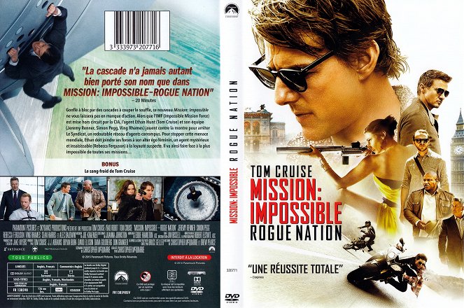 Mission Impossible 5: Rogue Nation - Coverit