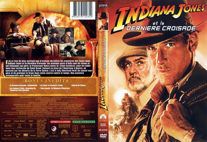 Indiana Jones and the Last Crusade - Covers