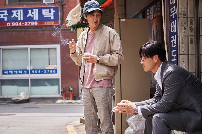 Ojingeo geim - PIEKŁO - Z filmu - Jung-jae Lee, Hae-soo Park