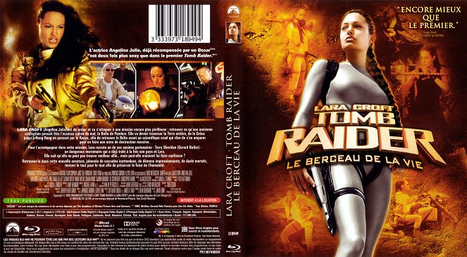 Lara Croft: Tomb Raider - O Berço da Vida - Capas