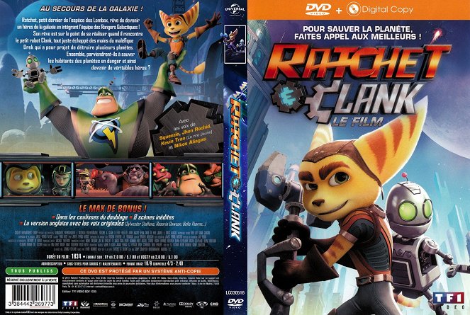 Ratchet és Clank – A galaxis védelmezői - Borítók