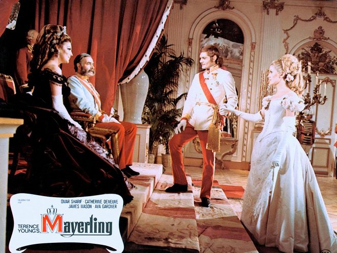 Mayerling - Lobbykarten - Ava Gardner, James Mason, Omar Sharif, Catherine Deneuve