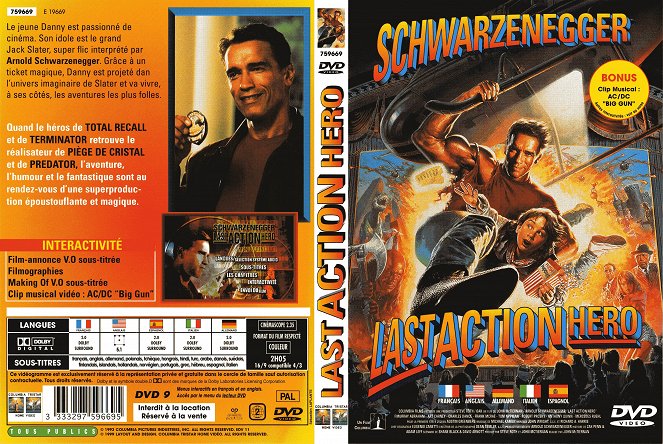 Last Action Hero - Couvertures