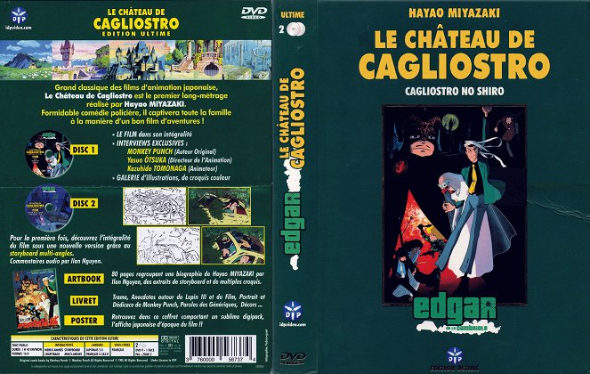 Lupin III - O Castelo de Cagliostro - Capas