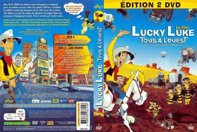 Lucky Luke - Auf in den Wilden Westen - Covers