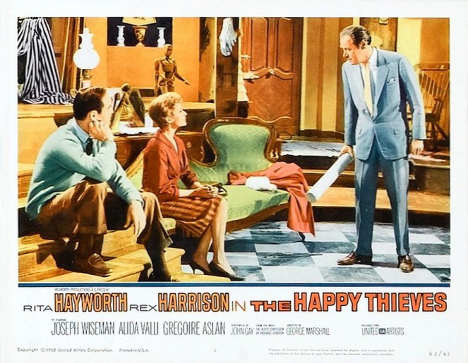 The Happy Thieves - Vitrinfotók - Joseph Wiseman, Rita Hayworth, Rex Harrison