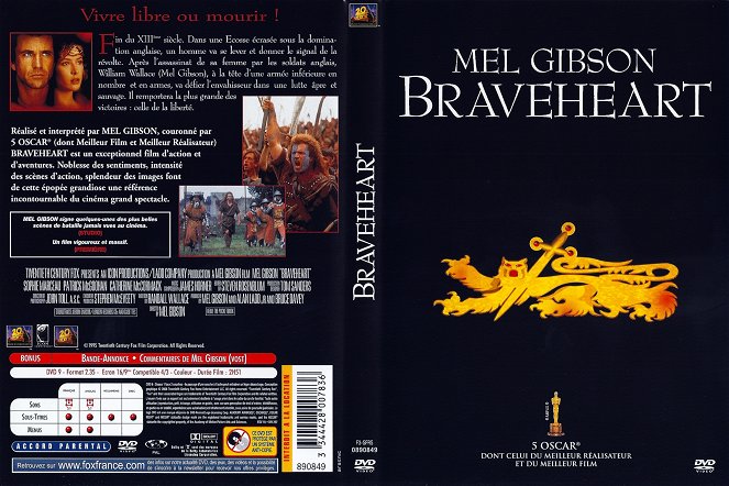 Braveheart - Carátulas