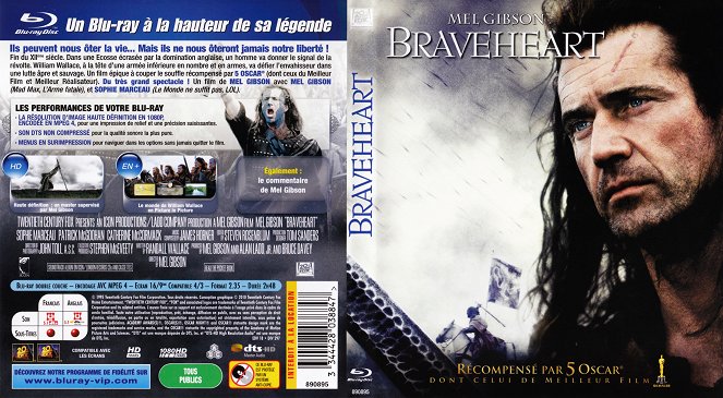 Braveheart - Waleczne serce - Okładki