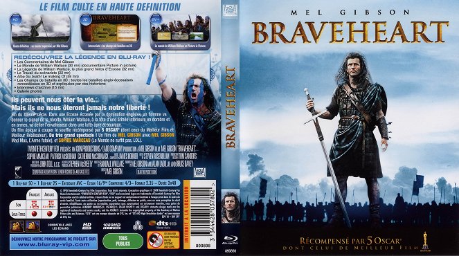 Braveheart: O Desafio do Guerreiro - Capas