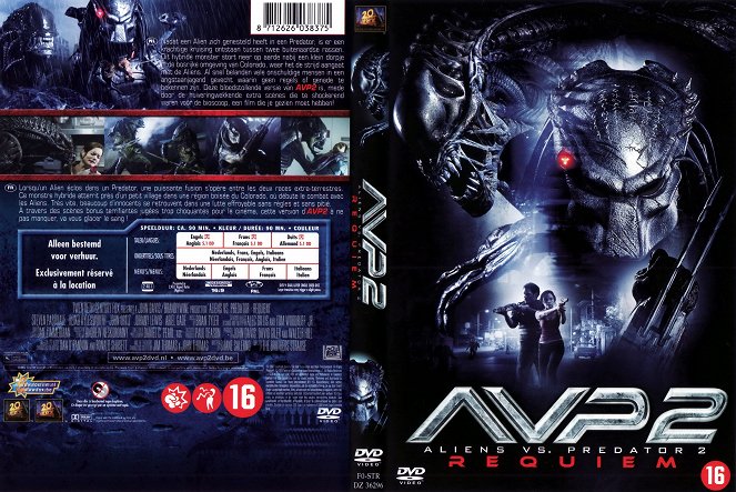 AVP2: Aliens vs. Predador 2 - Capas