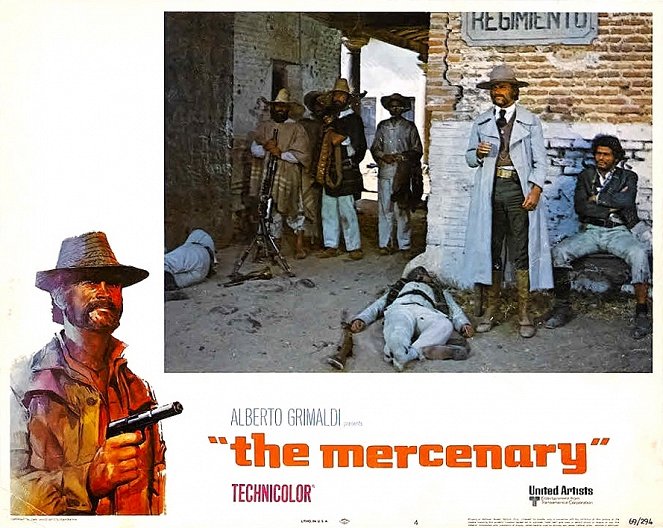 Il mercenario - Cartões lobby - Franco Nero
