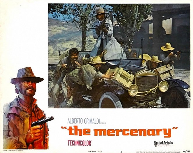 El mercenario - Cartes de lobby - Franco Nero