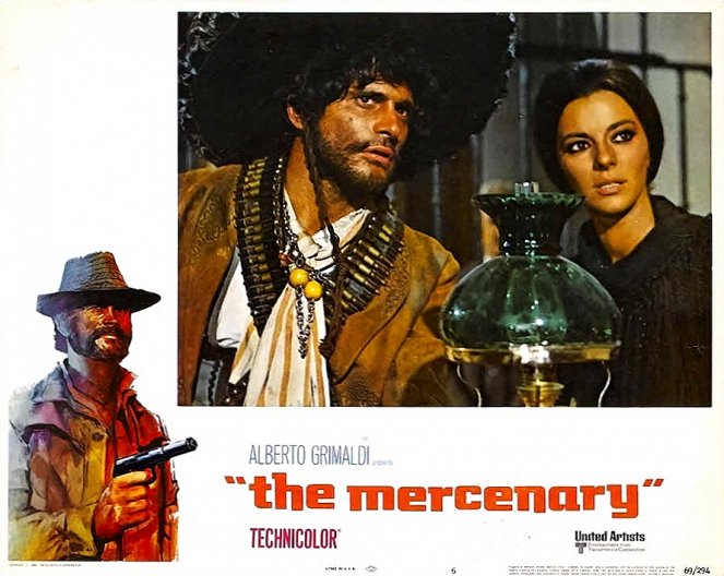 Il mercenario - Cartões lobby - Tony Musante, Giovanna Ralli