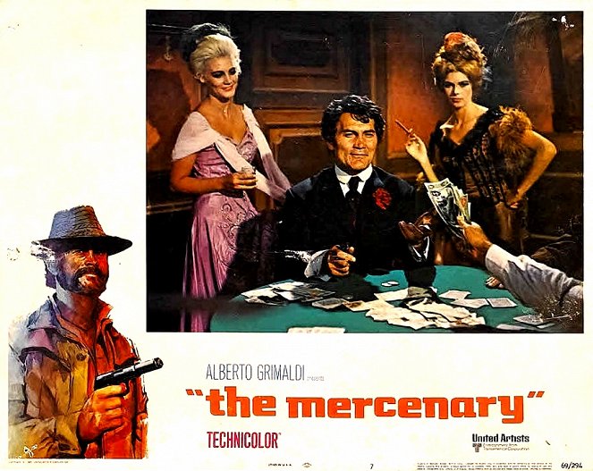 Il mercenario - Cartões lobby - Jack Palance