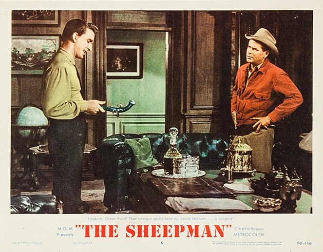 The Sheepman - Lobbykaarten - Leslie Nielsen, Glenn Ford