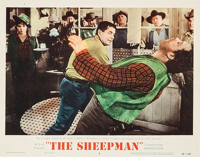 The Sheepman - Cartes de lobby - Shirley MacLaine, Glenn Ford