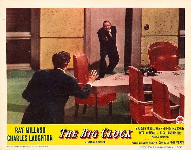 The Big Clock - Lobbykaarten - Charles Laughton