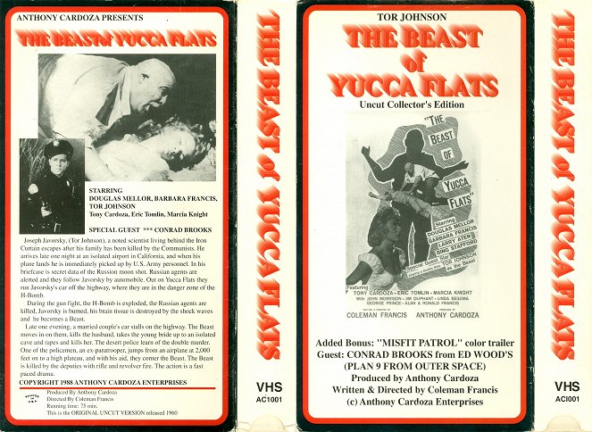 The Beast of Yucca Flats - Covers