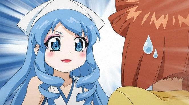 Squid Girl - Wanna Doorbell Ditch, Squiddo? / Can Squids Put On Make-Up? / Holy Squid! Is That a Secret Weapon? - Photos