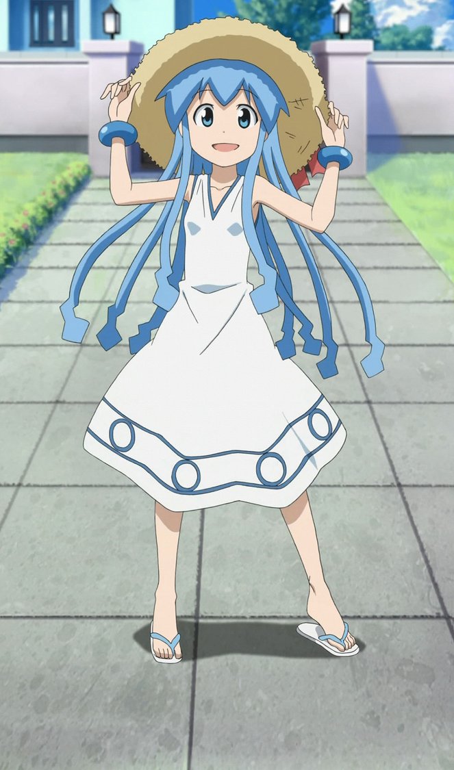 Squid Girl - Season 2 - How About A Squiddle Walk?! / Time To Squidzercise?! / Wanna Lend A Helping Tentacle?! - Photos